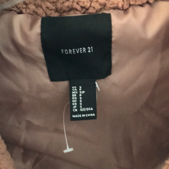 FOREVER 21 SUPER SOFT DUSTY ROSE JACKET SIZE SMALL EXCELLENT CONDITION! - Picture 2 of 5